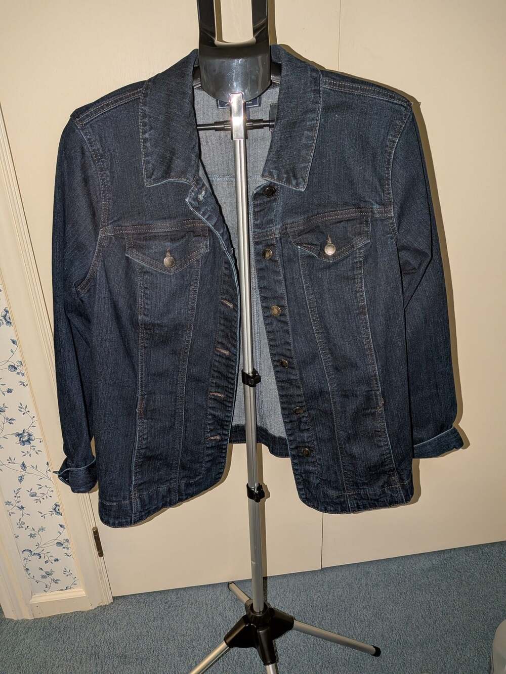 Charter Club Jean Shop Woman Denim Jacket, Size 2X